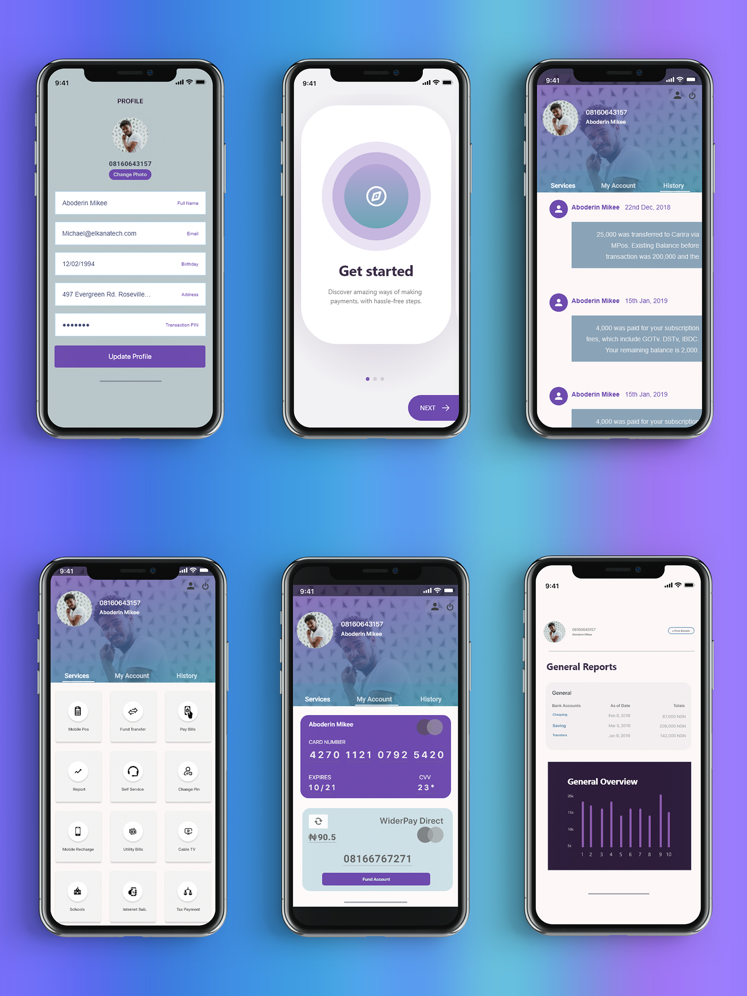 Widerpay App Redesign by Oluwafemilove